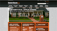 Desktop Screenshot of concretesealersusa.com
