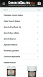 Mobile Screenshot of concretesealersusa.com